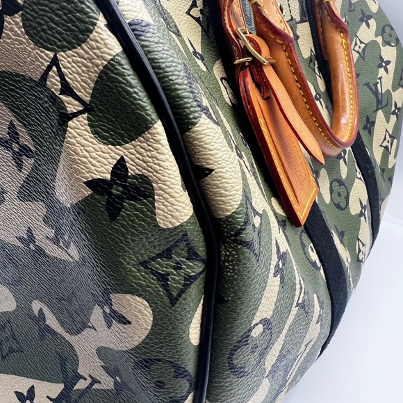 Louis Vuitton Takashi Murakami Camouflage Speedy 35 Keepall SELLING SUNSET SHOW - Picture 11 of 16